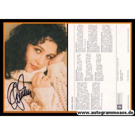 Autogramm Schlager | Andrea JÜRGENS | 1990 "Wir Tanzen Lambada" (Portrait Color White)