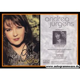 Autogramm Schlager | Andrea JÜRGENS | 2008 "Verbotene Träume" (Portrait Color Koch)