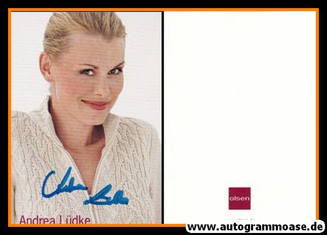 Autogramm Schauspieler | Andrea LÜDKE | 2000er (Portrait Color) Olsen
