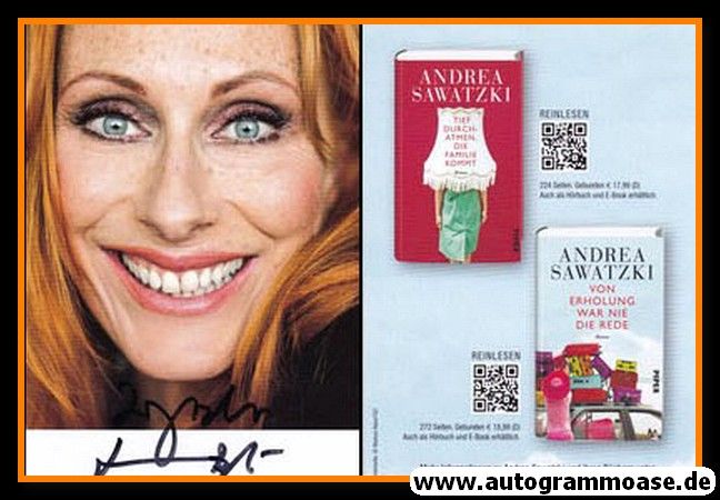 Autogramm Schauspieler | Andrea SAWATZKI | 2000er (Portrait Color) Piper