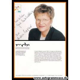 Autogramm TV | MDR | Andrea WEGNER | 2000er "Sachsen-Anhalt Heute"