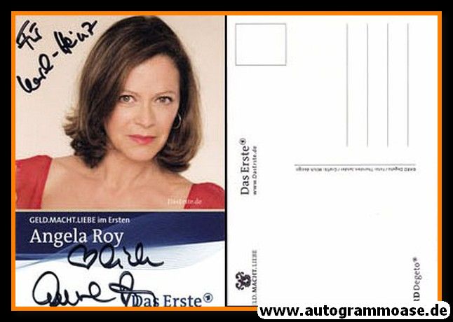 Autogramm TV | ARD | Angela ROY | 2009 "Geld.Macht.Liebe" (Portrait Color) Jander