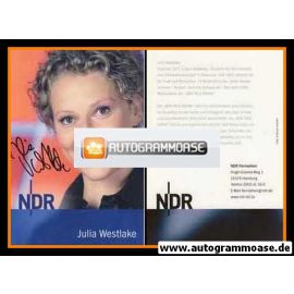 Autogramm TV | NDR | Julia WESTLAKE | 2000er "NDR Talk Show" (Garreis)