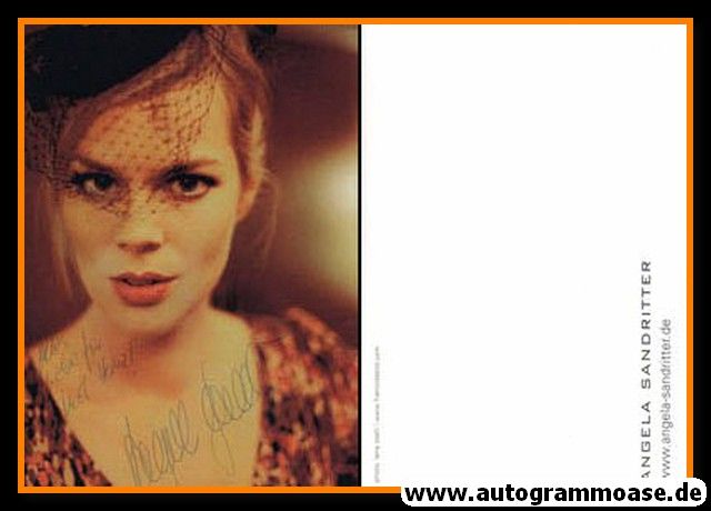 Autogramm Schauspieler | Angela SANDRITTER | 2000er (Portrait Color) Stahl