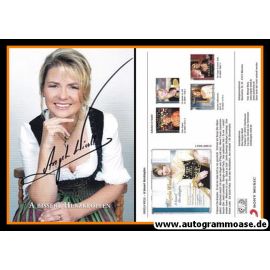 Autogramm Volksmusik | Angela WIEDL | 2010 "A Bisserl Herzklopfen" (Jupiter)