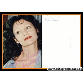 Autogramm Schauspieler | Angelica DOMRÖSE | 1990er Foto (Portrait Color)