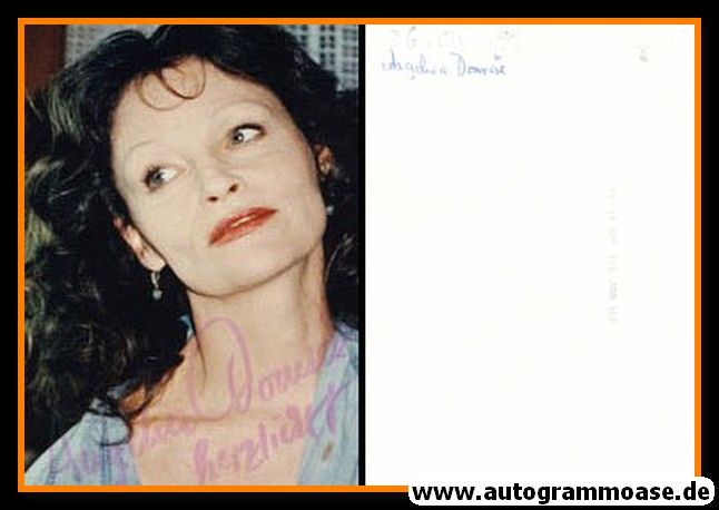 Autogramm Schauspieler | Angelica DOMRÖSE | 1990er Foto (Portrait Color)
