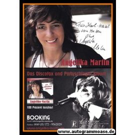 Autogramm Schlager | Angelika MARTIN | 2013 "Die Wilden Jahre" (Portrait Color Foxdog)