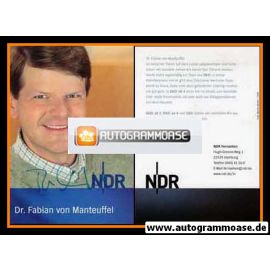 Autogramm TV | NDR | Dr. Fabian VON MANTEUFFEL | 2000er "Das!"
