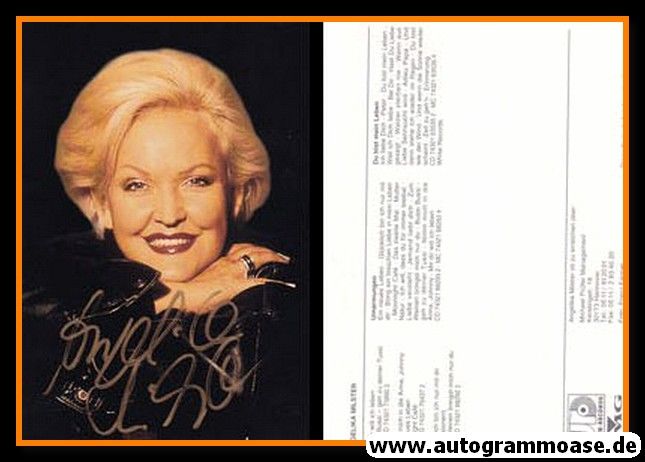 Autogramm Schlager | Angelika MILSTER | 1999 "Mit Dir Will Ich Leben" (Portrait Color Jupiter)