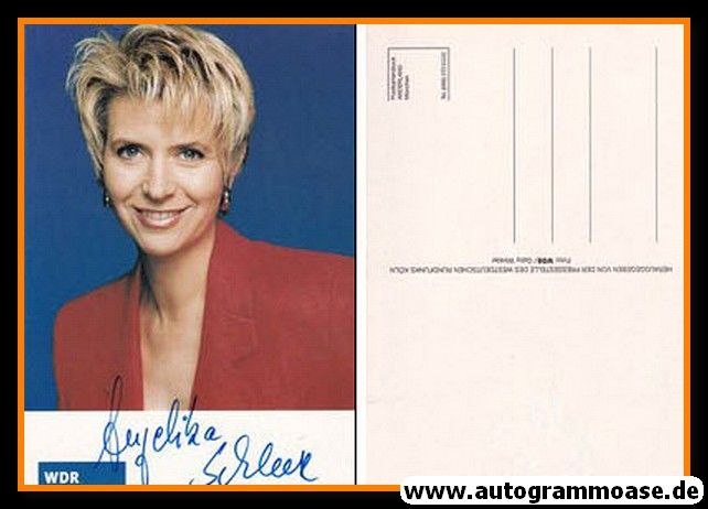 Autogramm TV | WDR | Angelika SCHLEESE | 1990er (Portrait Color)