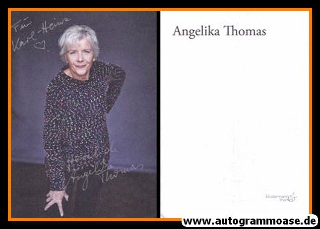 Autogramm Schauspieler | Angelika THOMAS | 2010er (Portrait Color)