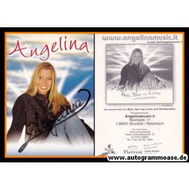 Autogramm Schlager | Brigitte AICHNER (Angelina) | 2001 "Bye Bye My Love"