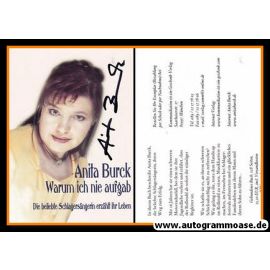 Autogramm Schlager | Anita BURCK | 2002 "Warum Ich Nie Aufgab"
