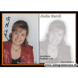 Autogramm Schlager | Anita BURCK | 2000er (Portrait Color)