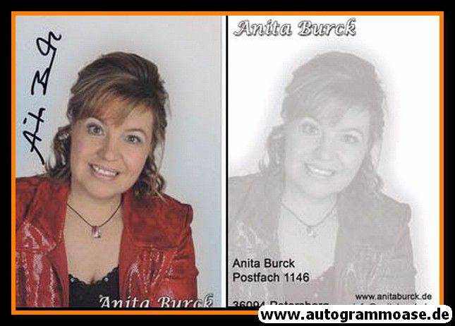 Autogramm Schlager | Anita BURCK | 2000er (Portrait Color)