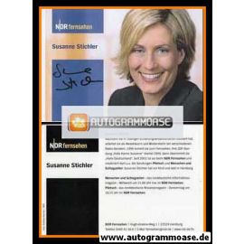 Autogramm TV | NDR | Susanne STICHLER | 2000er (Portrait Color)