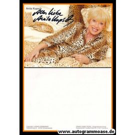 Autogramm Schauspieler | Anita KUPSCH | 1990er (Portrait Color Rüdel)
