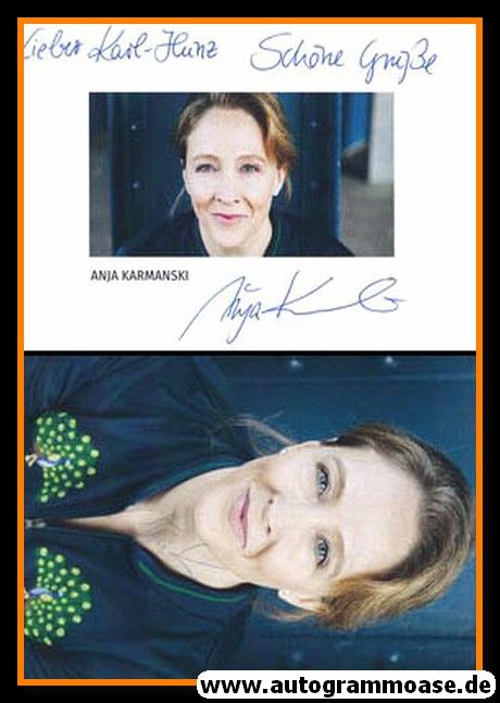 Autogramm Schauspieler | Anja KARMANSKI | 2010er (Portrait Color)