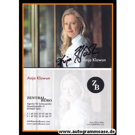 Autogramm Schauspieler | Anja KLAWUN | 2010er (Portrait Color) Betke