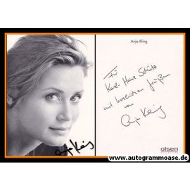 Autogramm Schauspieler | Anja KLING | 2000er (Portrait SW) Olsen 1
