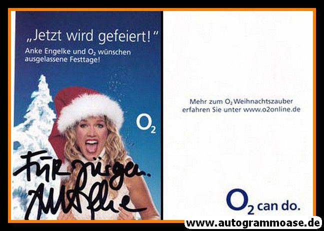 Autogramm Comedy | Anke ENGELKE | 2004 (Portrait Color) O2