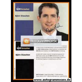 Autogramm TV | NDR | Björn STASCHEN | 2000er (Portrait Color)