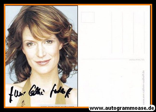 Autogramm Schauspieler | Ann-Cathrin SUDHOFF | 2010er (Portrait Color) Pritschet
