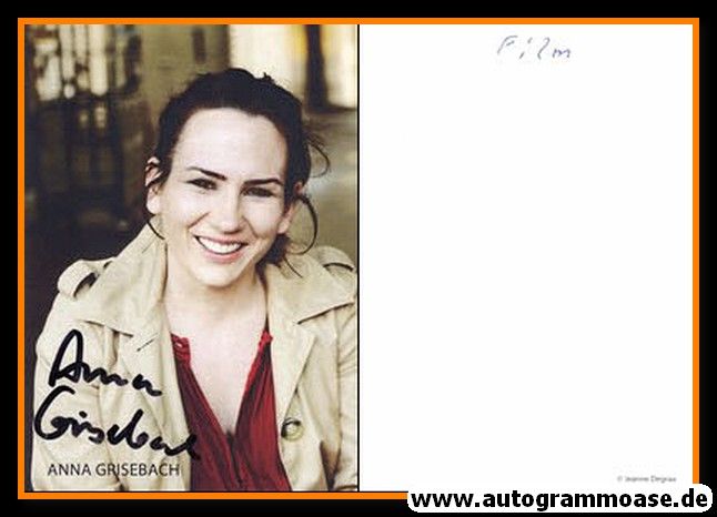 Autogramm Schauspieler | Anna GRISEBACH | 2000er (Portrait Color) Degraa 1