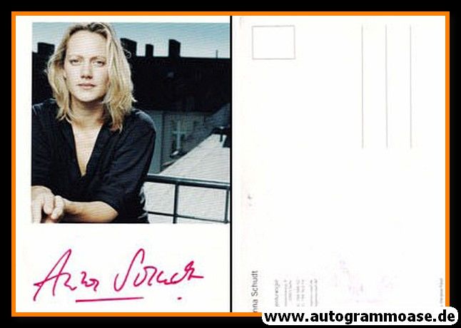 Autogramm Schauspieler | Anna SCHUDT | 2010er (Portrait Color) Fenzl