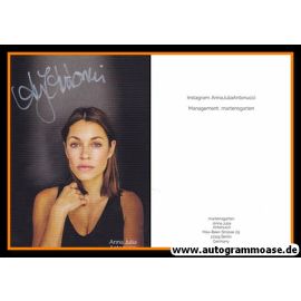 Autogramm Schauspieler | Anna Julia ANTONUCCI | 2020er (Portrait Color) Martensgarten