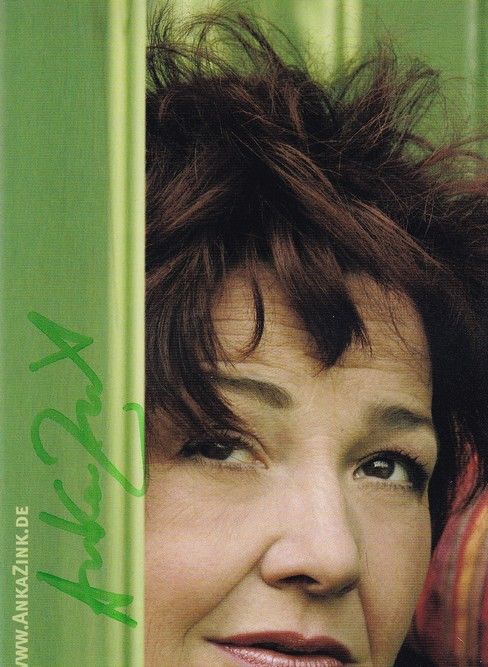 Autogramm Kabarett | Anka ZINK | 2010er (Portrait Color)