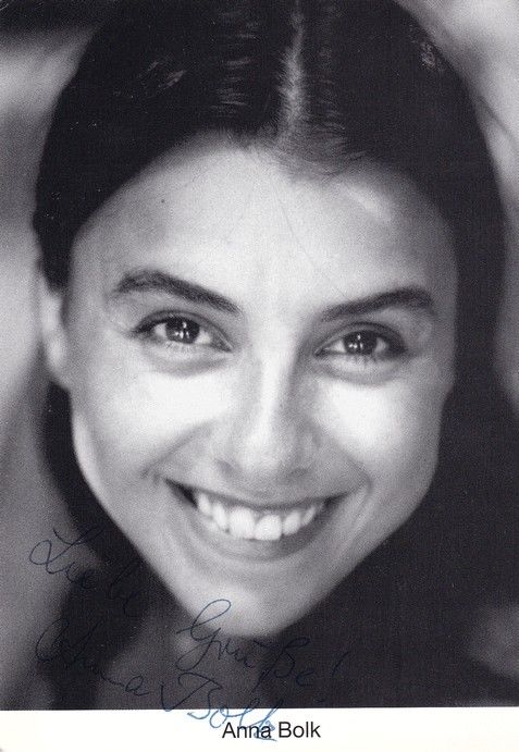 Autogramm Schauspieler | Anna BOLK | 1990er (Portrait SW)