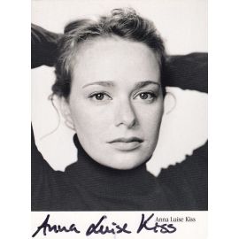 Autogramm Schauspieler | Anna Luise KISS | 2010er (Portrait SW) 2