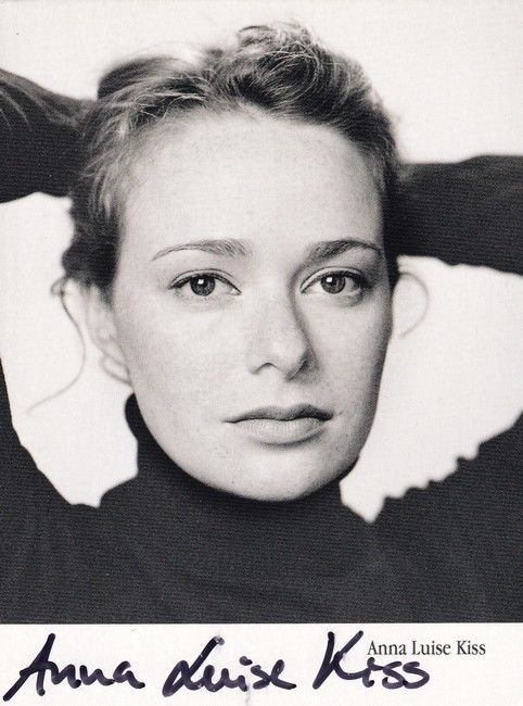 Autogramm Schauspieler | Anna Luise KISS | 2010er (Portrait SW) 2
