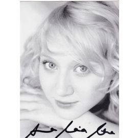 Autogramm Schauspieler | Anna Maria MÜHE | 2010er (Portrait SW) 1