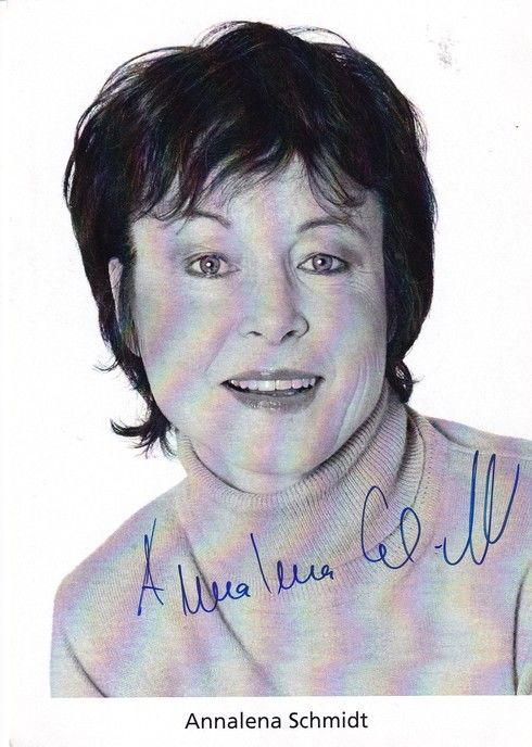 Autogramm Schauspieler | Annalena SCHMIDT | 2000er (Portrait SW)