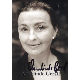 Autogramm Schauspieler | Annelinde GERSTL | 2010er (Portrait SW) 1