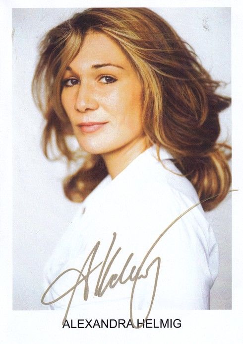 Autogramm Schauspieler | Alexandra HELMIG | 2000er (Portrait Color)