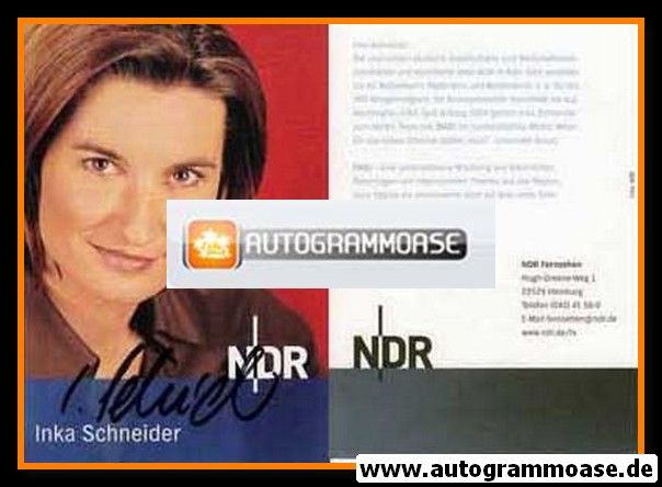 Autogramm TV | NDR | Inka SCHNEIDER | 2000er "Das!" Hochformat