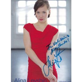 Autogramm Schauspieler | Alina LEVSHIN | 2010er (Portrait Color) Leidig