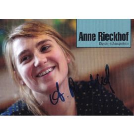 Autogramm Schauspieler | Anne RIECKHOF | 2010er (Portrait Color) Reichel