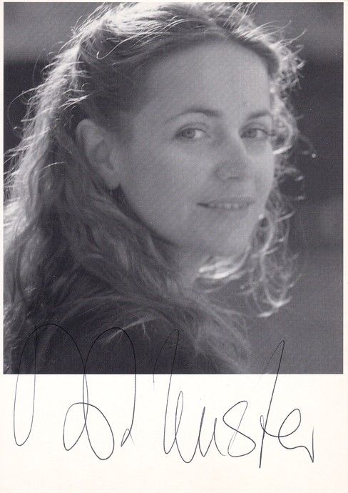 Autogramm Schauspieler | Anne-Marie KUSTER | 1990er (Portrait SW)