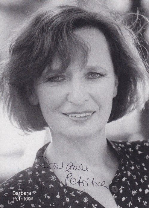 Autogramm Schauspieler | Barbara PETRITSCH | 1990er (Portrait SW)