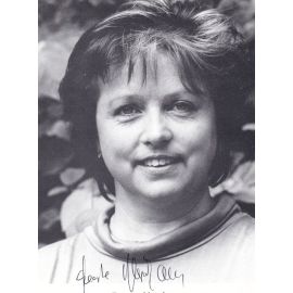 Autogramm Schauspieler | Beate ABRAHAM | 1990er (Portrait SW)
