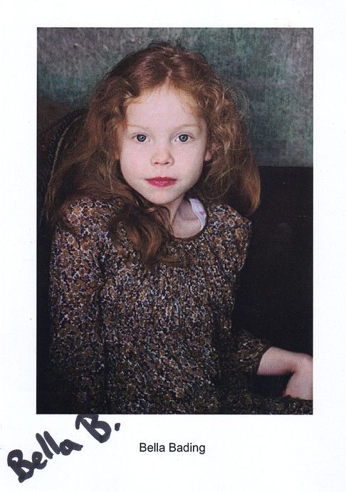 Autogramm Schauspieler | Bella BADING | 2010er (Portrait Color) Kinderstar