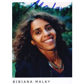 Autogramm Schauspieler | Bibiana MALAY | 2010er Foto (Portrait Color)
