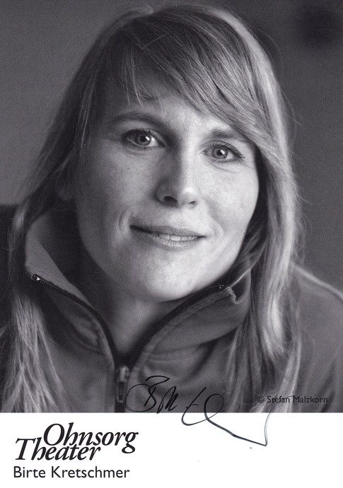 Autogramm Schauspieler | Birte KRETSCHMER | 2010er (Portrait SW) Ohnsorg