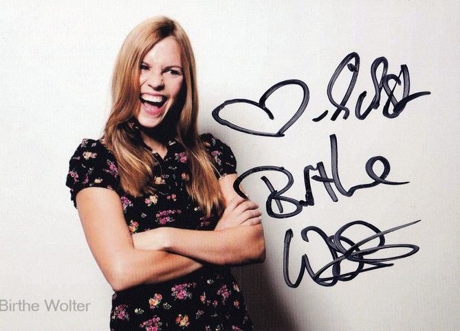Autogramm Schauspieler | Birthe WOLTER | 2010er (Portrait Color)