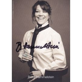 Autogramm Schauspieler | Britta HAMMELSTEIN | 2010er (Portrait SW) Rakete